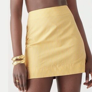 J. Crew Marie Marot mini skirt in Thomas Mason Cotton Poplin